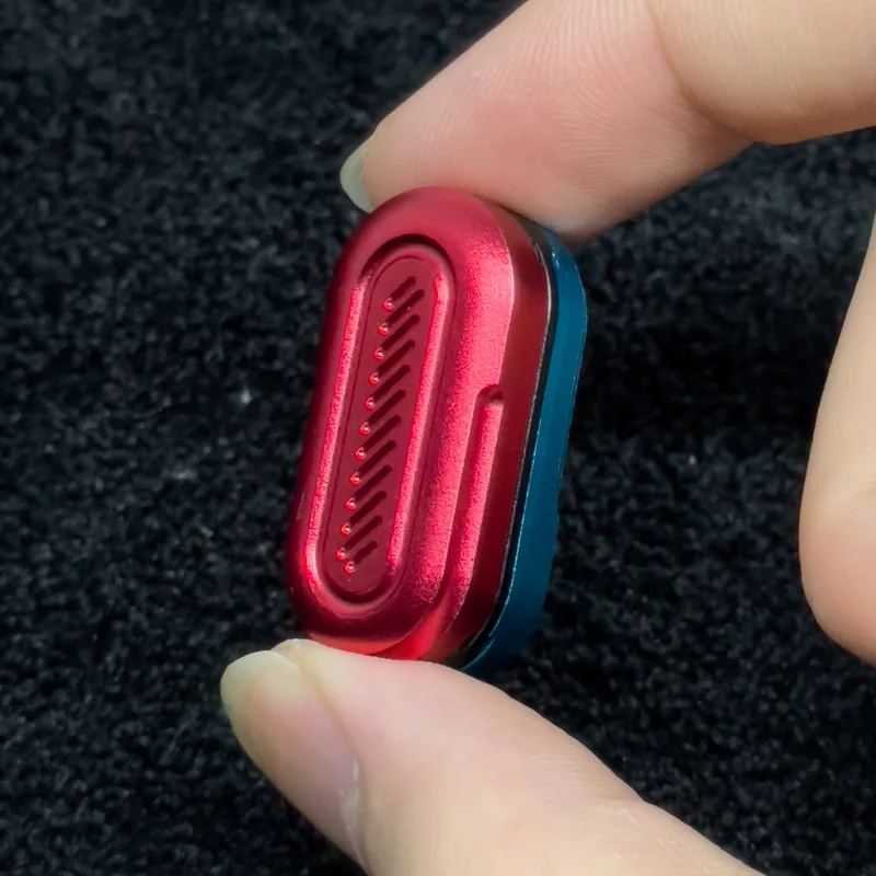 Mini 3-Layer Fidget Slider EDC Push Card Track Tilt Stick Spinner Stress Relief Toy For Adult