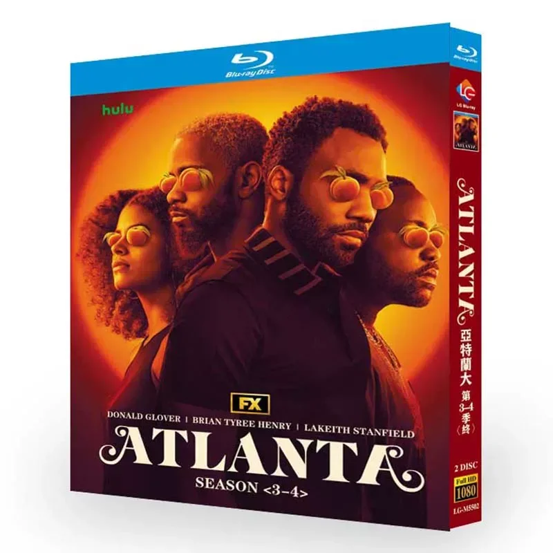 

BD Blu-ray High Definition American Drama Atlanta Seasons 3 and 4 Multilingual Subtitles 2-Disc Box Set