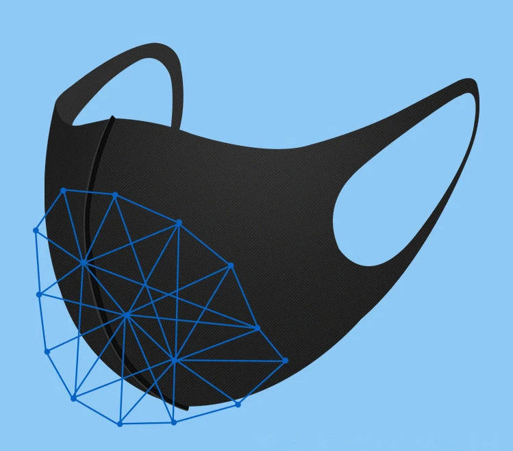 UV-Schutz-Gesichtsmaske für Erwachsene und Kinder, Sommer-Ohrbügelmaske, schwarz, reisefreundlich, atmungsaktiv, leicht, waschbar, Gesichtsbedeckungen – Detail 5