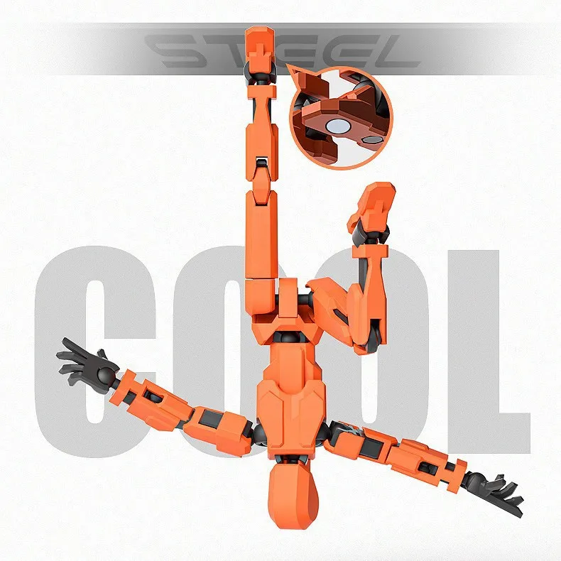 

Lucky Joint Man Finished Product T13 Magnetic Doll, Full-Body Movable 3rd Generation Mannequin, DIY Stress-Relief Gift Anime