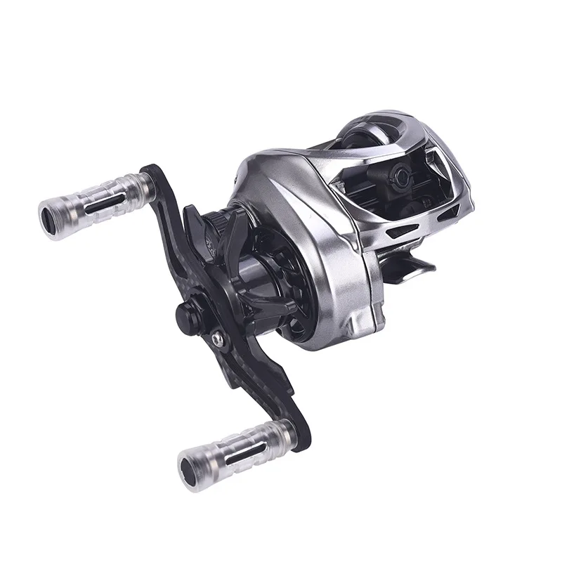 Imagem -02 - Lagarto Baitcasting Reel Alça de Carbono de Alta Resistência Massa com Carretel Suave Apenas 117g Leve