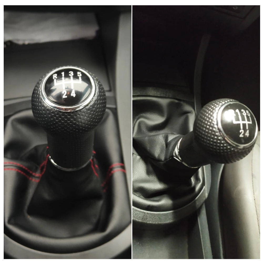 Auto pookknop Voor SEAT Voor Ibiza 2002 2003 2004 2005 2006 2007 2008 Auto Styling Pookknop Hefboom Stick Gaiter Boot Cover kraag Stofkap Versnellingsknop (Kleur : 5 Speed