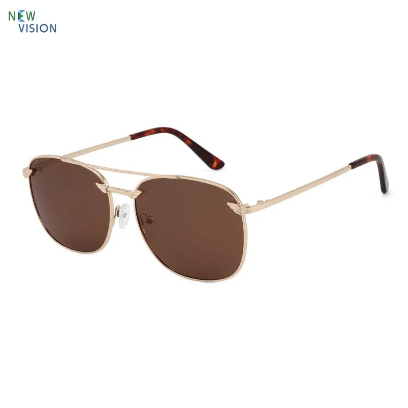 

2025 New Fashion Women's Retro Sunglasses Square Metal Brand Men's UV Protection Outdoor Sports Driving Polarized SUN GLASSES