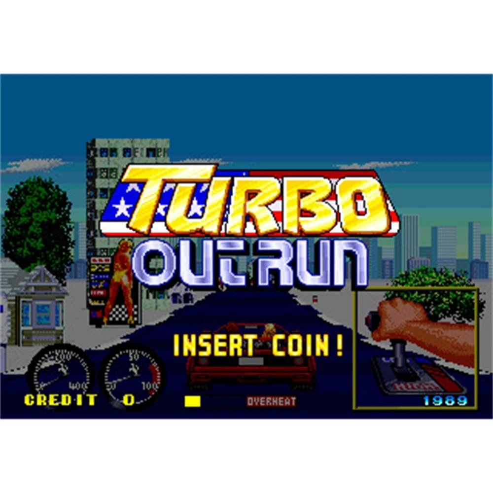 Turbo OutRun  16  bit MD Game Card For Sega Mega Drive For Genesis Drop Shipping