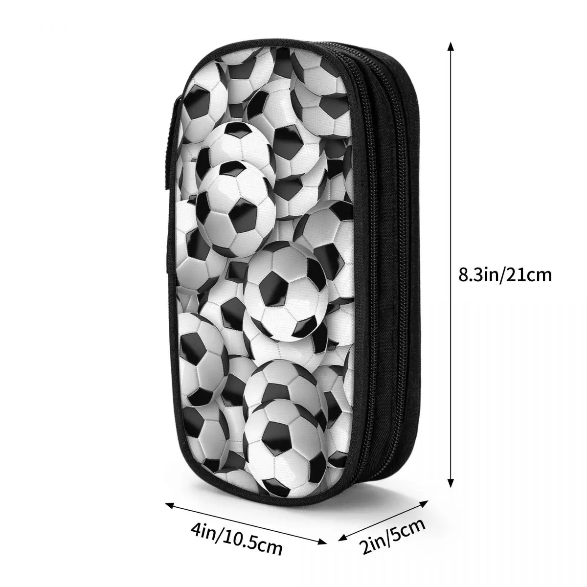 축구 공 연필 케이스 축구 스포츠 연필 케이스 소녀 소년을위한 펜 홀더 대형 보관 가방 학생 학교 선물 문구