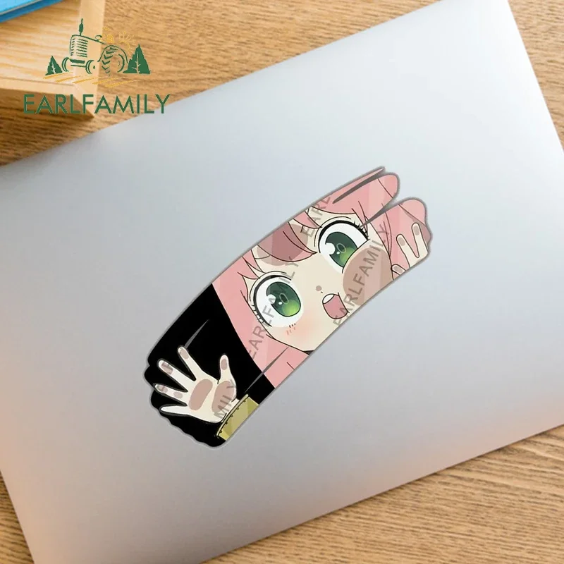 EARLFAMILY-pegatinas de vinilo para ventana de motocicleta, calcomanía de envoltura de coche, caravana, Anime, impermeable, accesorios de coche,