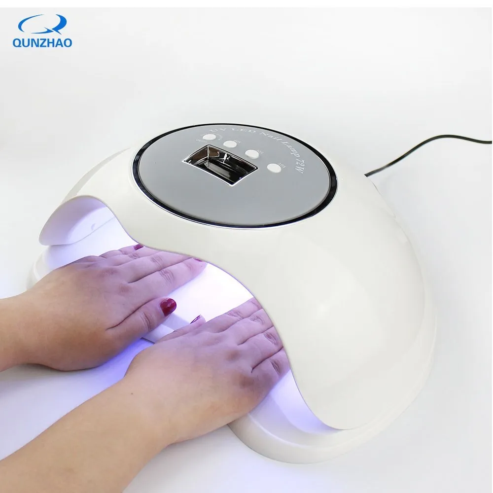 

72W UV LED Dual Light Nail Dryer Light Phototherapy Lamp Machine Three Gear Timing Intelligent Induction Manicure Nail Lamp