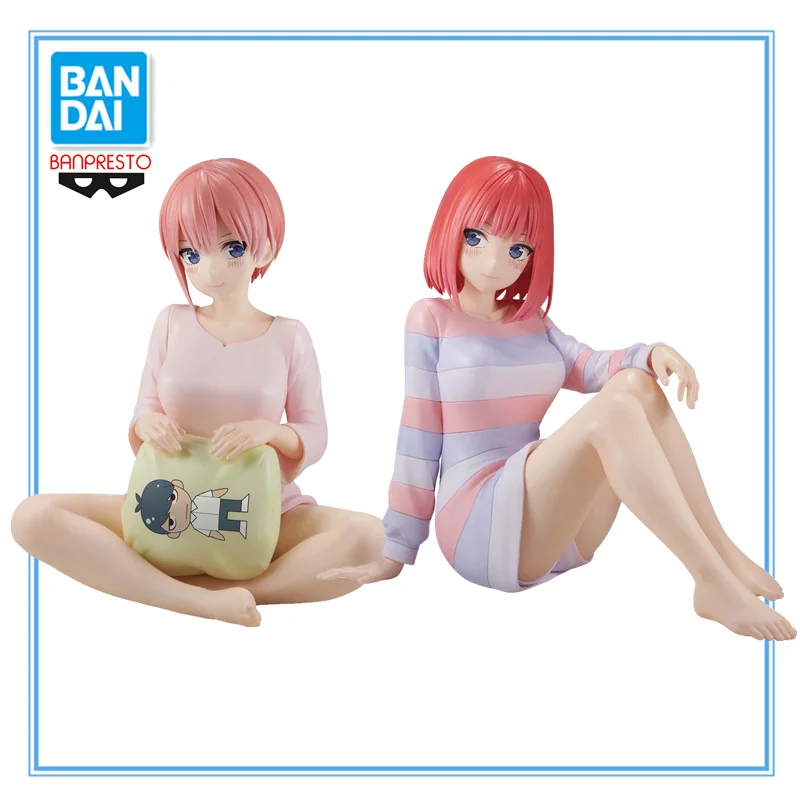 

Banpresto The Quintessential Quintuplets Nakano Ichika Nino Miku Yotsuba Itsuki Relax Time PVC Anime Action Figures Model Toy