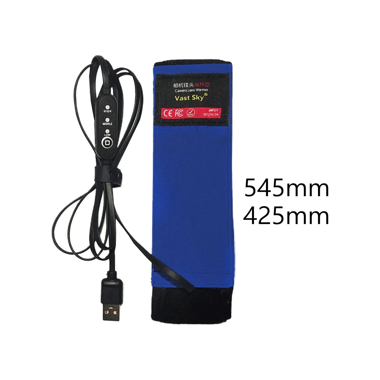 

Нагреватель объектива для телескопической камеры 5 в 2 а USB портативный нагреватель объектива с быстрым подогревом