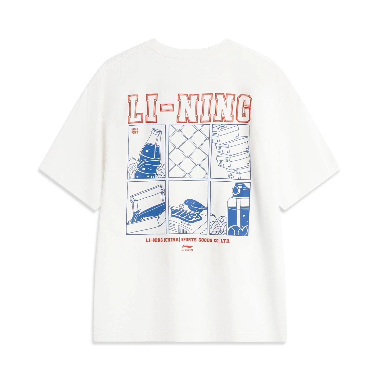 Li-Ning Men Sports Style T-shirt SORONA 62%Cotton 38%Polyester Regular Fit LiNing Leisure Tee Tops AHSU549 image 2