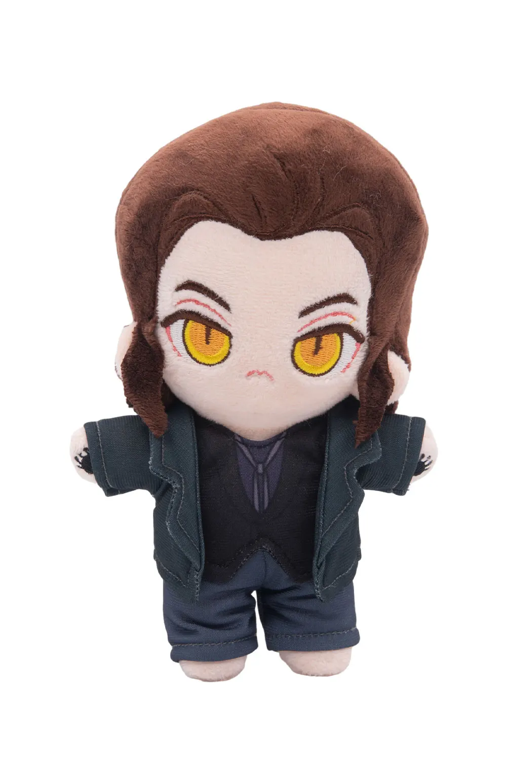 Cartoon Devil Crowley Cosplay Plush Angle Aziraphale Roleplay Adult Kids Good TV Omens Stuffed Mascot Xmas Birthday Gifts