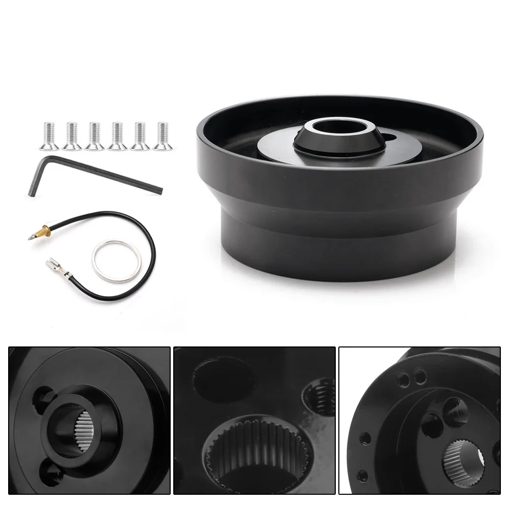 Car HUB Sports 5&6 Hole Aluminum Steering Wheel Short Hub Adapter Boss Kits For GM Chevy Steering Wheel Installation Kit HUB-GM1