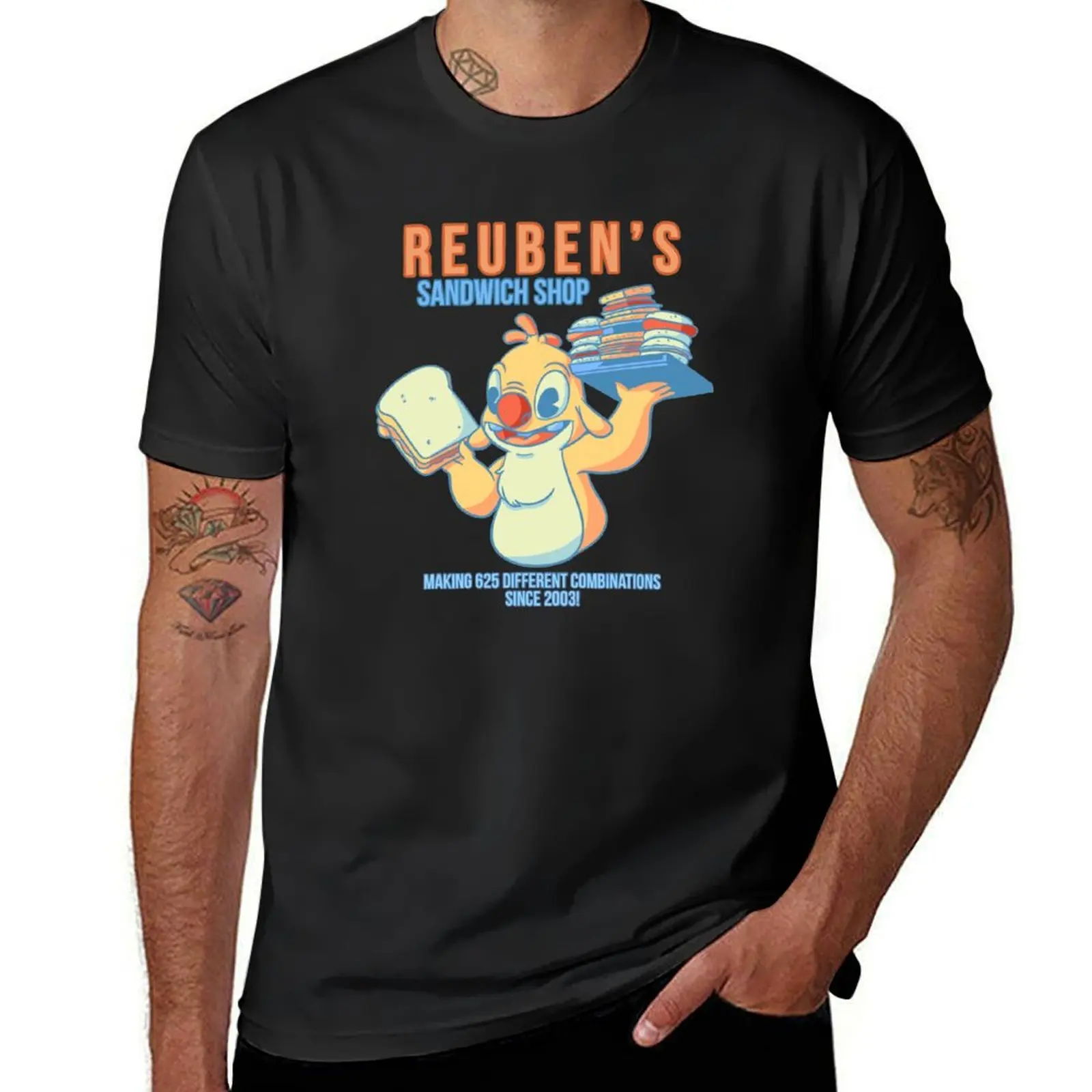 Reuben’s Sandwich Shop T-Shirt tees Aesthetic clothing mens t shirt graphic