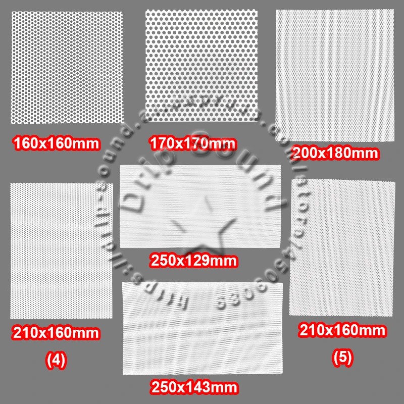 

Speaker Conversion Net Cover Decorative Circle Square Metal Mesh Grille Protection 200x180/250x129/250x143/210x160/160x160mm
