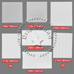 Speaker Conversion Net Cover Decorative Circle Square Metal Mesh Grille Protection 200x180/250x129/250x143/210x160/160x160mm