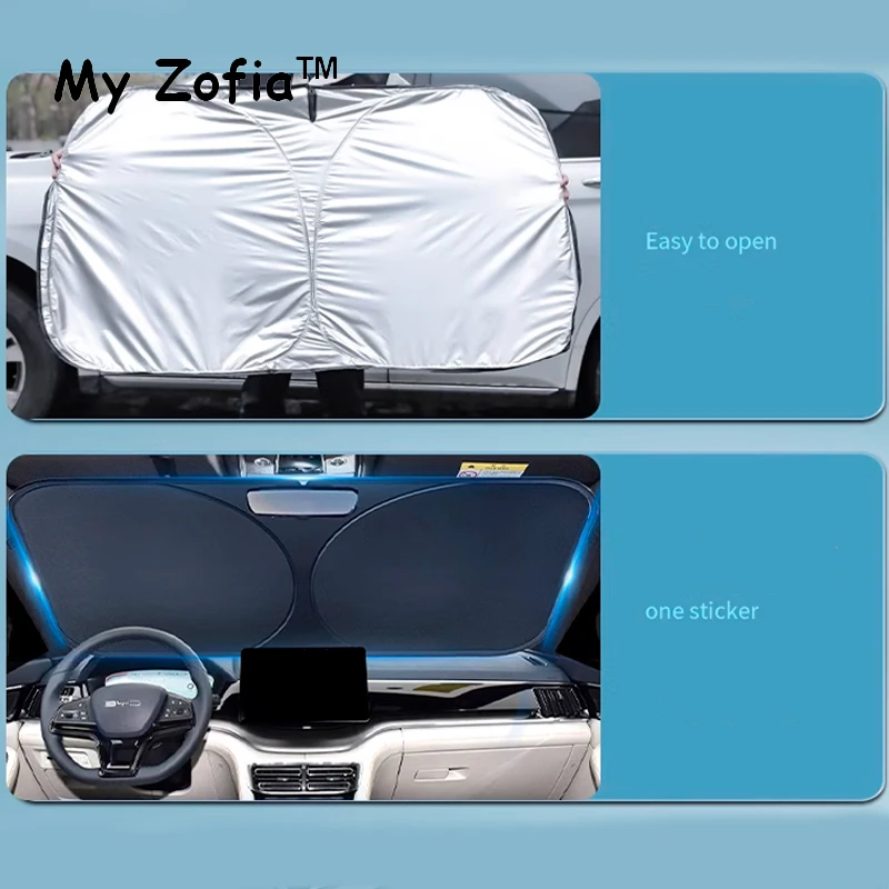 For Haval H9 2024 2025 New H9 Car Windshield Sunshade Cover Anti UV Protection Auto Parts Accessories