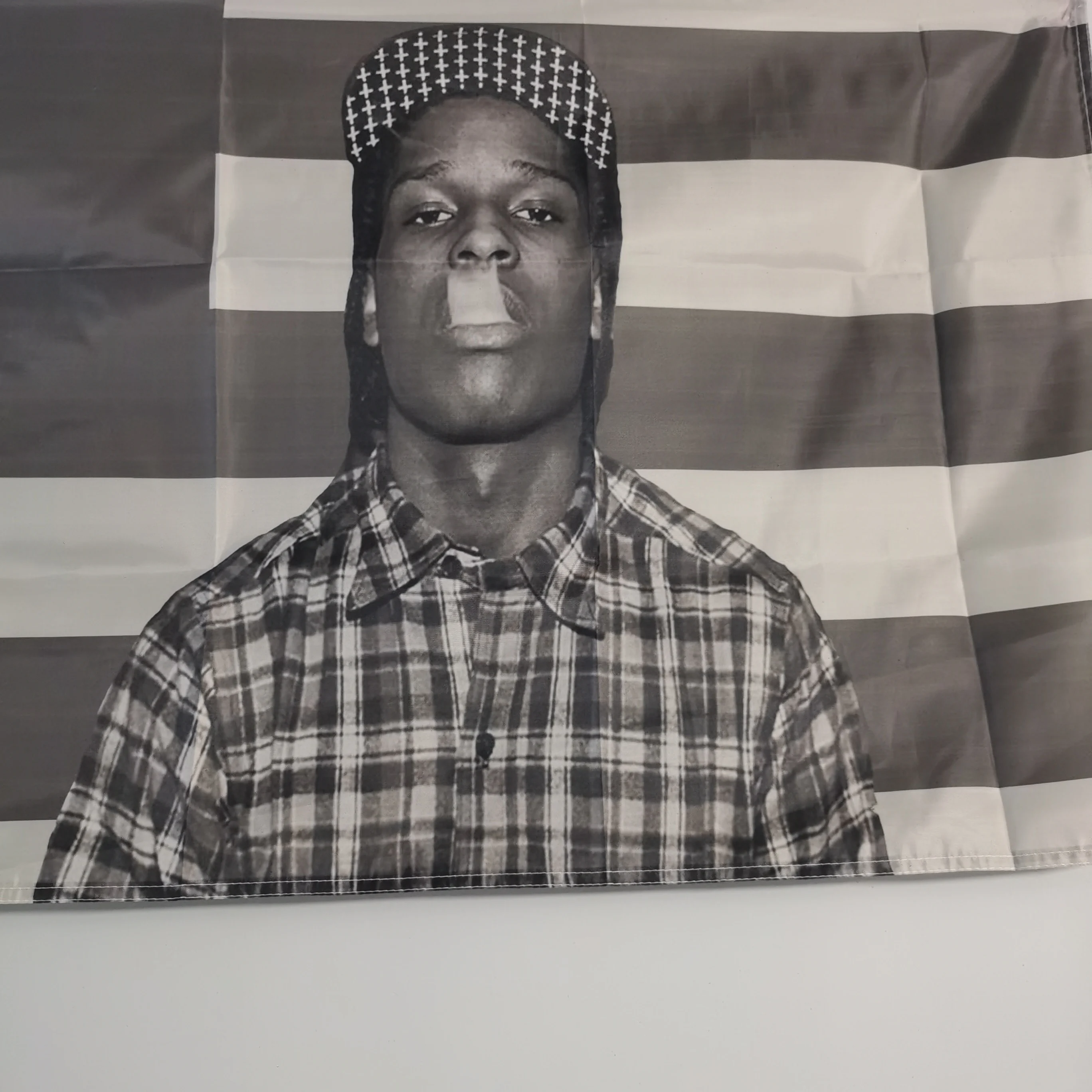 Asap Rockys العلم 3x5ft 2x3ft مغني الراب ديكور غرفة الجمالية ألبوم الموسيقى ملصقات فنية معلقة غرفة نوم الحفل خلفية المشجعين هدية