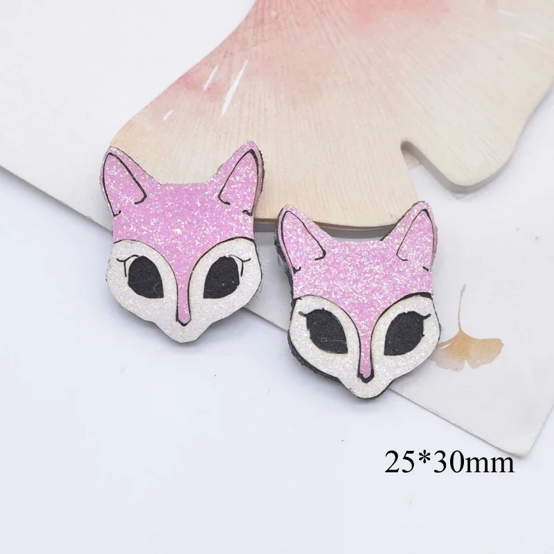 10Pcs Wyściełane zwierzęta Kawaii Kot Wiewiórka Królik Lis Aplikacja do majsterkowania Ubrania Kapelusz Buty Naszywki do szycia Spinki do włosów