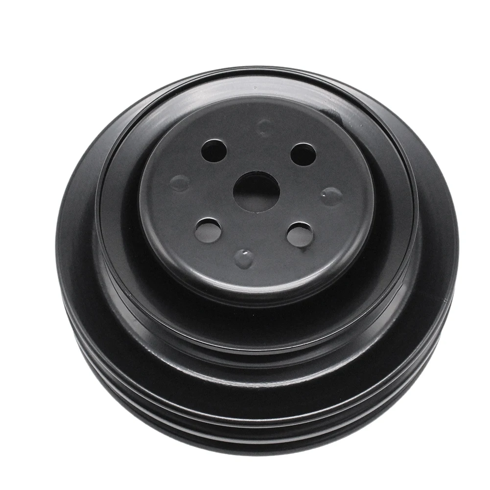 Puleggia pompa acqua motore 3 scanalature in acciaio per Ford Small Block V8 1962-1977 diametro 5,75 pollici