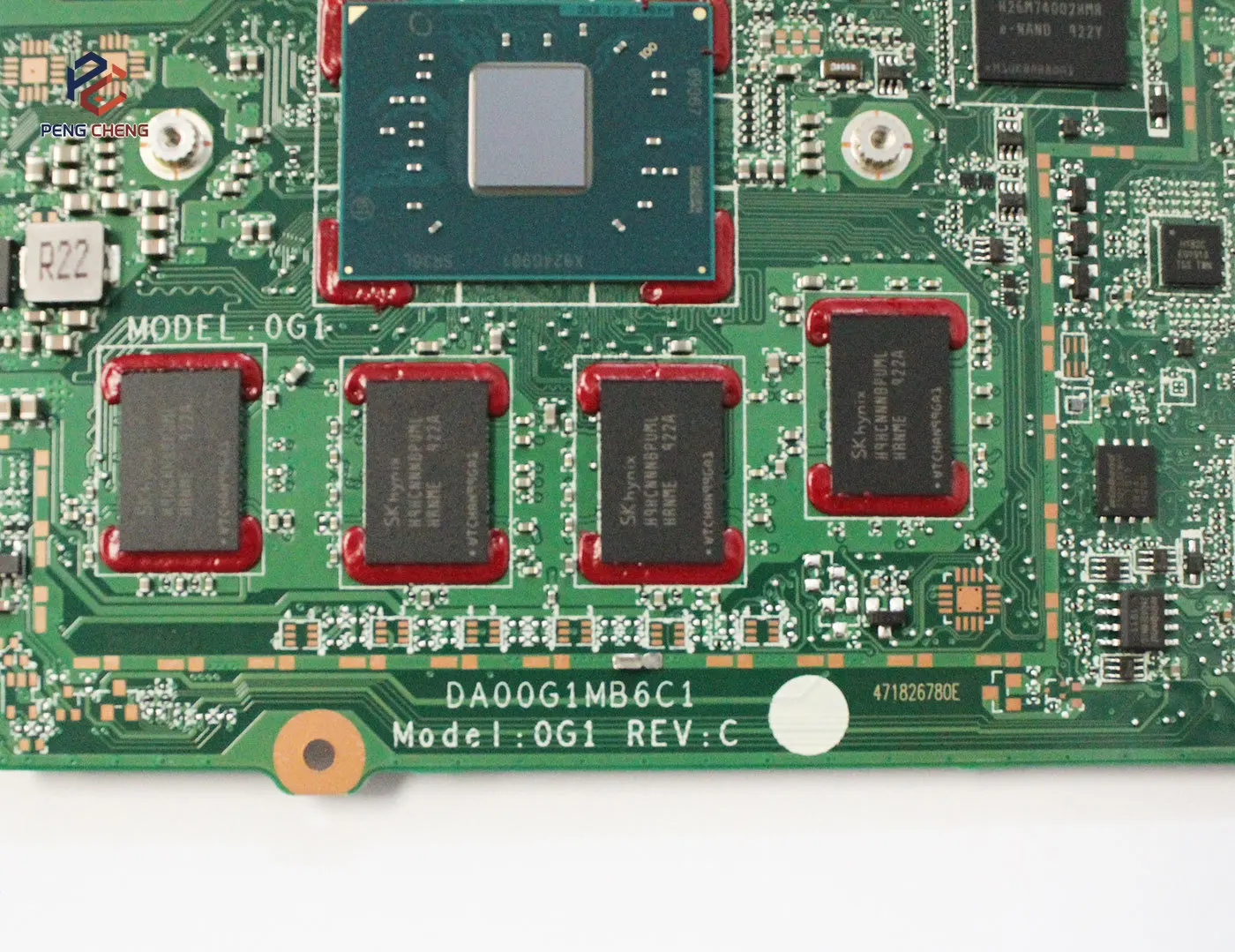 

DA00G1MB6C1 Mainboard for HP Chromebook 14 G5 14-CA Laptop Motherboard CPU N3450 SR36L RAM 4GB SSD 64GB