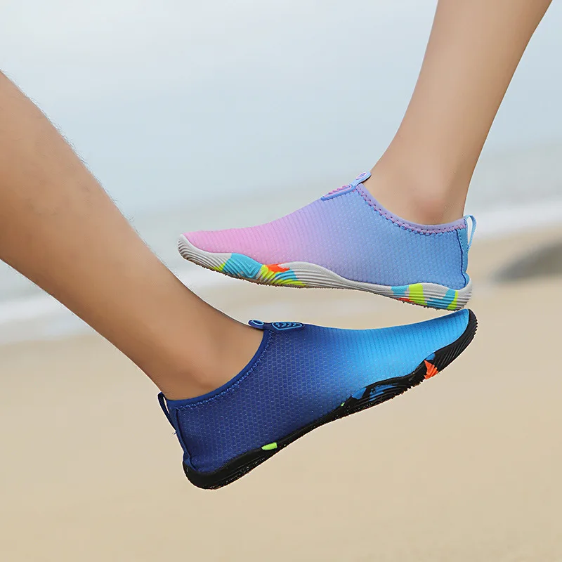 

Adult beach snorkeling shoes diving shoes female couple wading swimming red river foot soft sole skin shoes