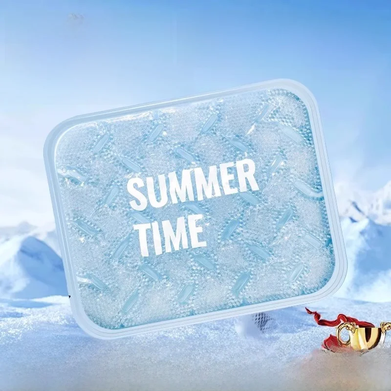 

Cooling Ice Pad Cushion for Students Cars Classrooms Summer Temperature Reducing Waterless Ice Bag Children's Cold Pillow