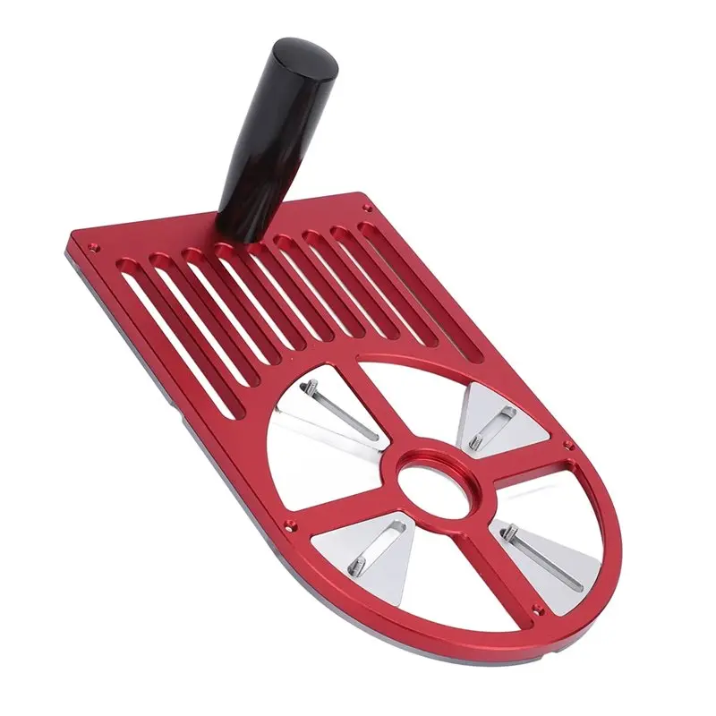 ABSJ-Router Base Plate Adjuster Trimming Machine Bottom Plate For 65 To 132Mm Diameter Trimmer Router Workbench Base