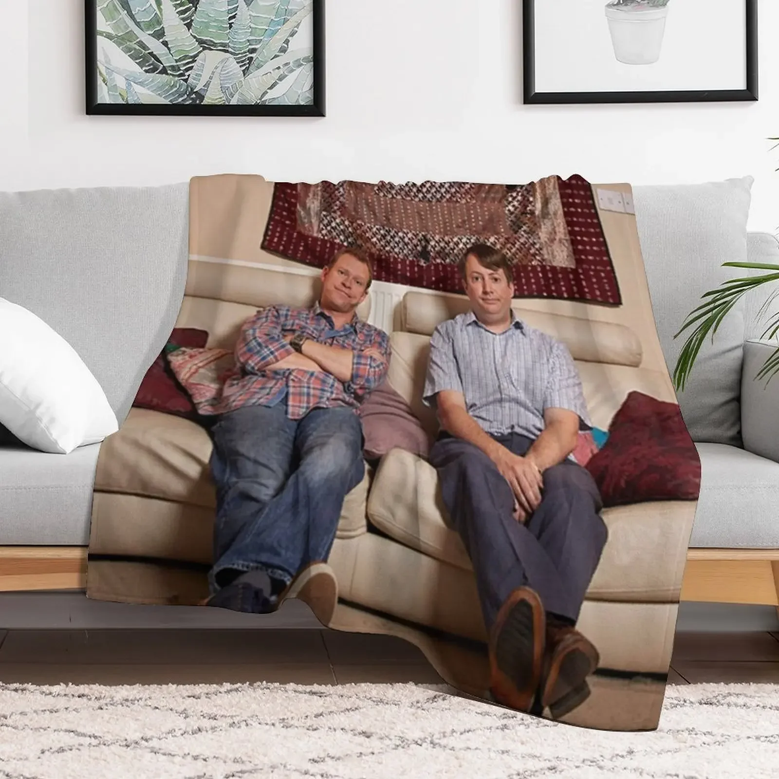 The El Dude Brothers - Peep Show UK Throw Blanket Air Conditioner Soft Blanket for Office Home