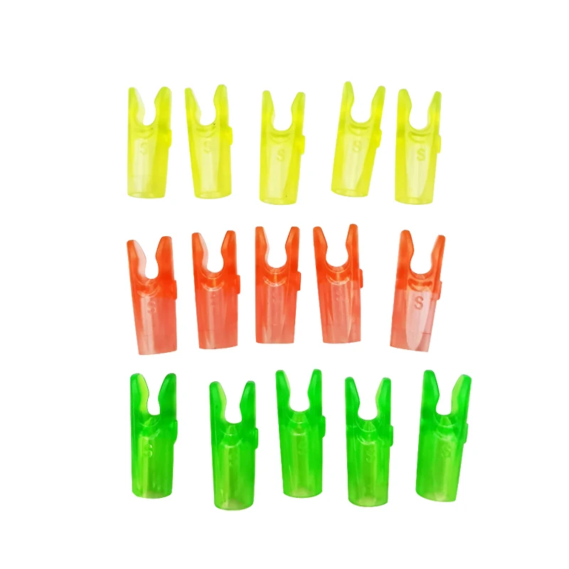 36/72pcs Archery Arrow Pin Nock ID 3.2mm S-Size DIY Arrows Shaft Plastic Tail for Bow Outdoor Hunting Shooting Accessories
