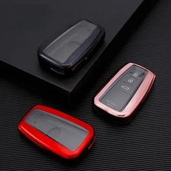 TPU Car Remote Key Case Cover Shell Fob For Toyota CHR Camry Corolla RAV4 Highlander C-HR Prius Land Cruiser Prado 2 3 4 Button