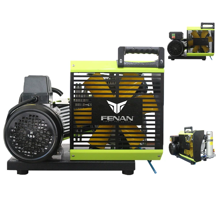 

High Pressure Single Phase Electric Motor 4500Psi Fireman Portable scuba Breathing Air Compressor For Diving