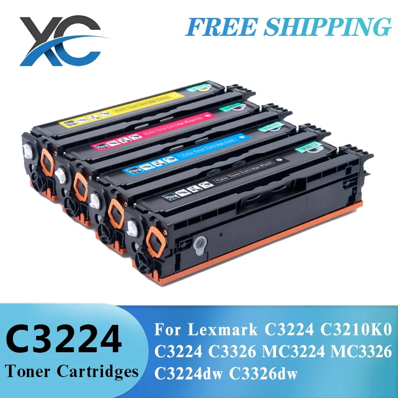 Toner Cartridges Compatible for Lexmark C3210k0 C3220k0 C3224 C3210k0 C3224