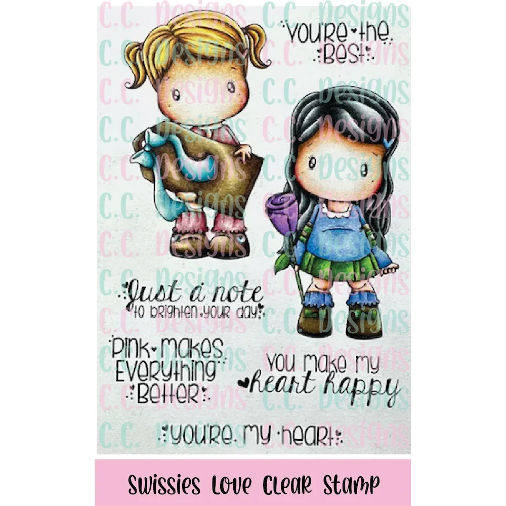 Sparkle Unicorn Clear Swissie Love Clear Stamp Set 2025 New For Diy Scrapbooking Crafts Maker Photo Album Template Handmade — zdjęcie 3