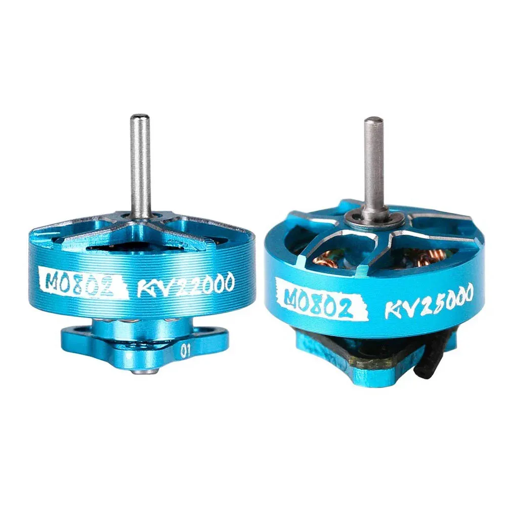 T-Motor M0802 Micro Brushless Motor, 19000-27000KV (1S) – High-Speed, Lightweight for 65-75mm Tiny Whoop FPV Racers