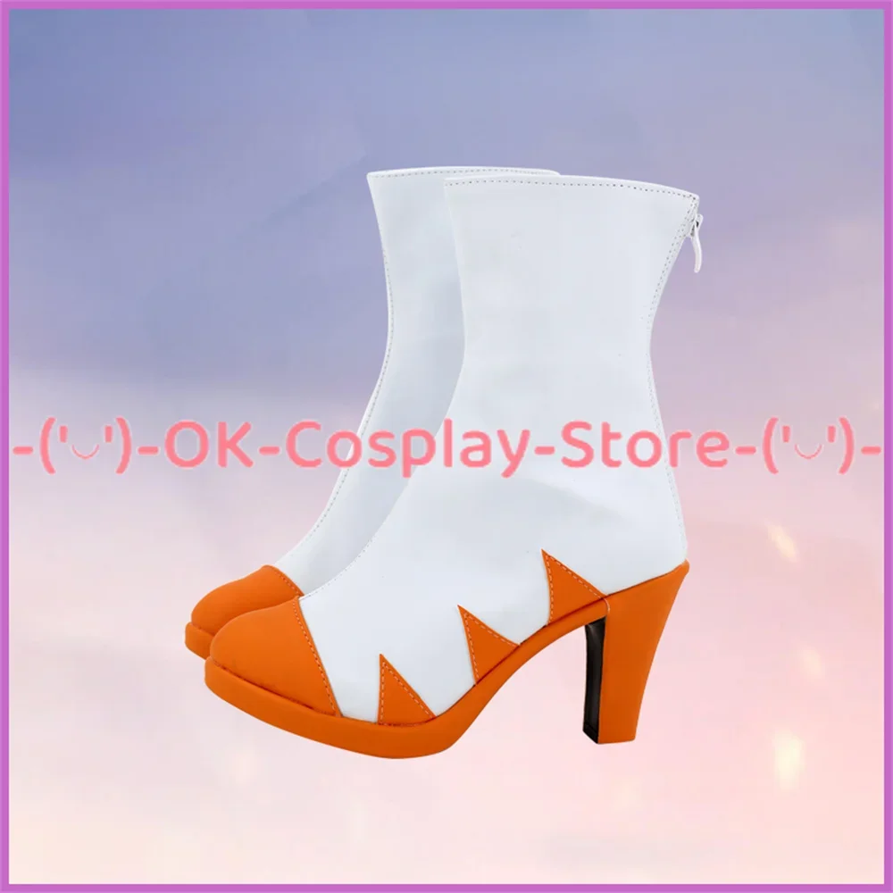 [カスタマイズ] Honkai Impact 3 キアナ・カスラナ コスプレ靴 アニメ ロールプレイ小道具 ハロウィン カーニバル ホリデー パーティー PU レザー ブーツ