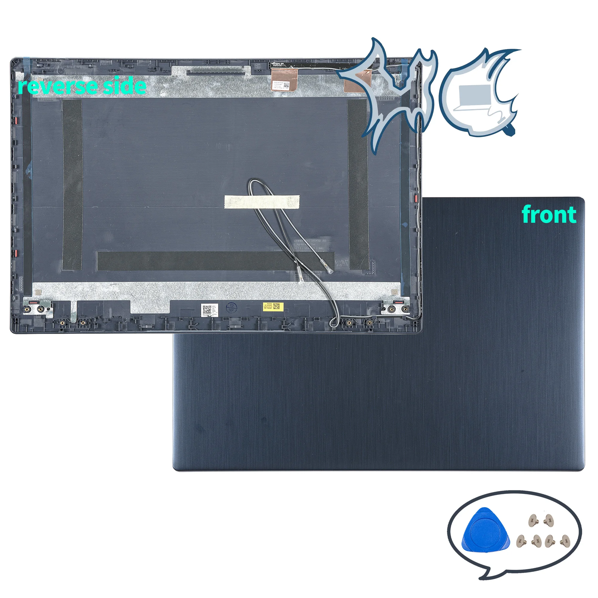 Laptop Housing Case For Ideapad 3 15IIL05 15ARE05 3-15ADA05 15IML05 15ITL05 2020 LCD Back Cover Bezel Bottom Hinges GS552