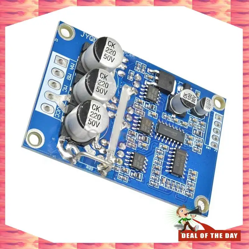 24-Hour Delivery DC Brushless Motor Controller No Hall Motor DC 12V-36V 500W Balancing Automotive Balanced BLDC Car Driver Contr