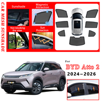 Car Full Coverage Sunshade For BYD Yuan Up Accessories Atto 2 S1 Pro 2024 2025 2026 Heat Insulation UV Protection Mesh Sun Visor