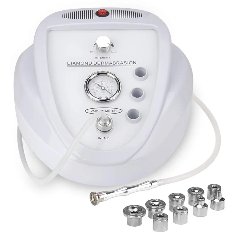 Upgraded Diamond Microdermabrasion Machine, Mcwdoit 65-68cmHg Suction Power Professional Dermabrasion for Skin Peeling