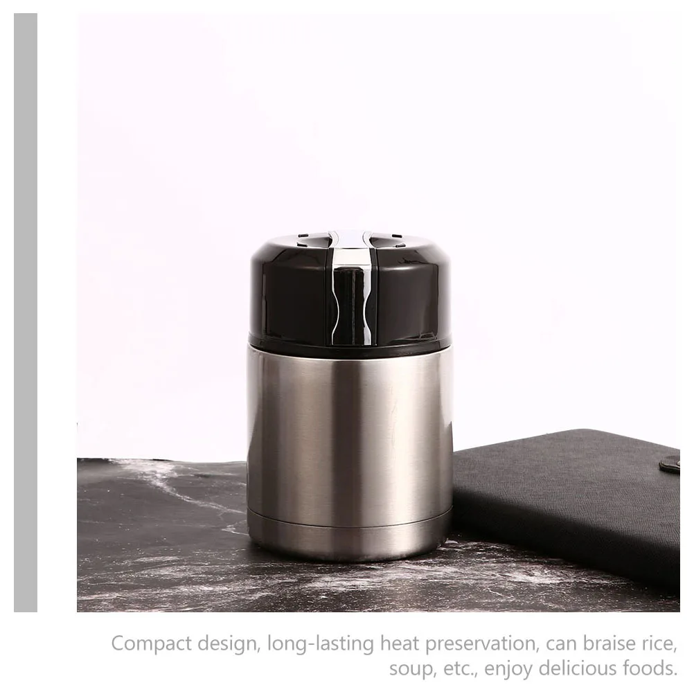 

Stainless Steel Insulated Food Cup Leakproof Hot Porridge Jar Heat Preserving Soup Container Portable Lunch Box For Adults