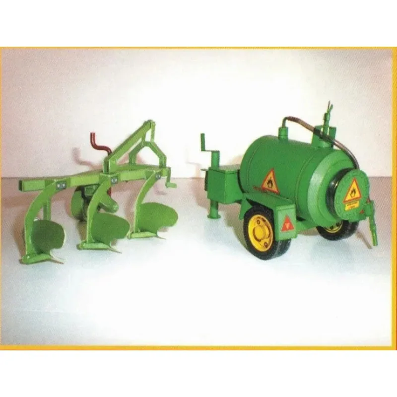 Divertido DIY modelo de tarjeta de papel 3D 1:32 checo Zetor 7745-7211 conjunto de construcción de Tractor juguete de construcción juguete educativo modelo militar