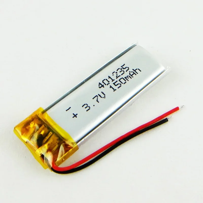Nieuwe bruine 3,7 V lithium-polymeerbatterij 041235401235   Camera Pen Recorder Bluetooth Batterij Oplaadbare Li-ion Cel Goed A