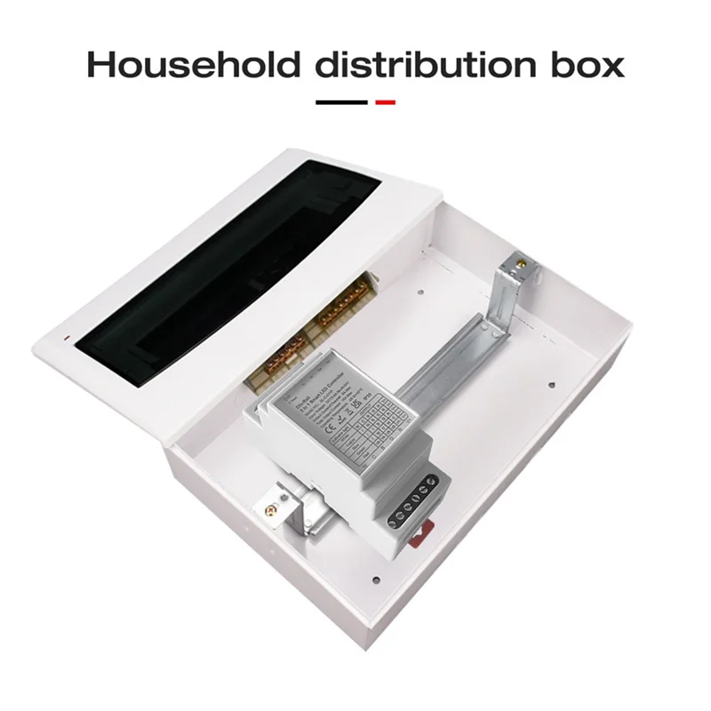 LICE-DIN Rail 5 In1 Controller LED intelligente RGB RGBW CCT 2.4G Dimmer per strisce luminose Zigbee3.0