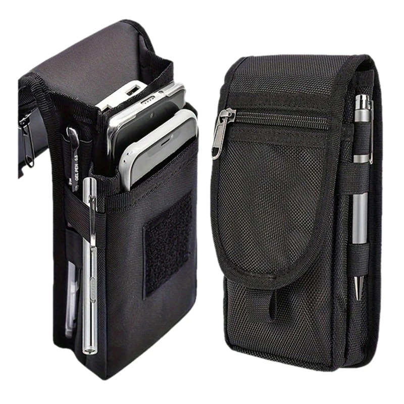 

Large Screen Mobile Phone Bag Casual Waist Bag Daily Coin Purse Multi-Purpose Phone Belt Pouch Tactical Molle Phone Pouch Carry
