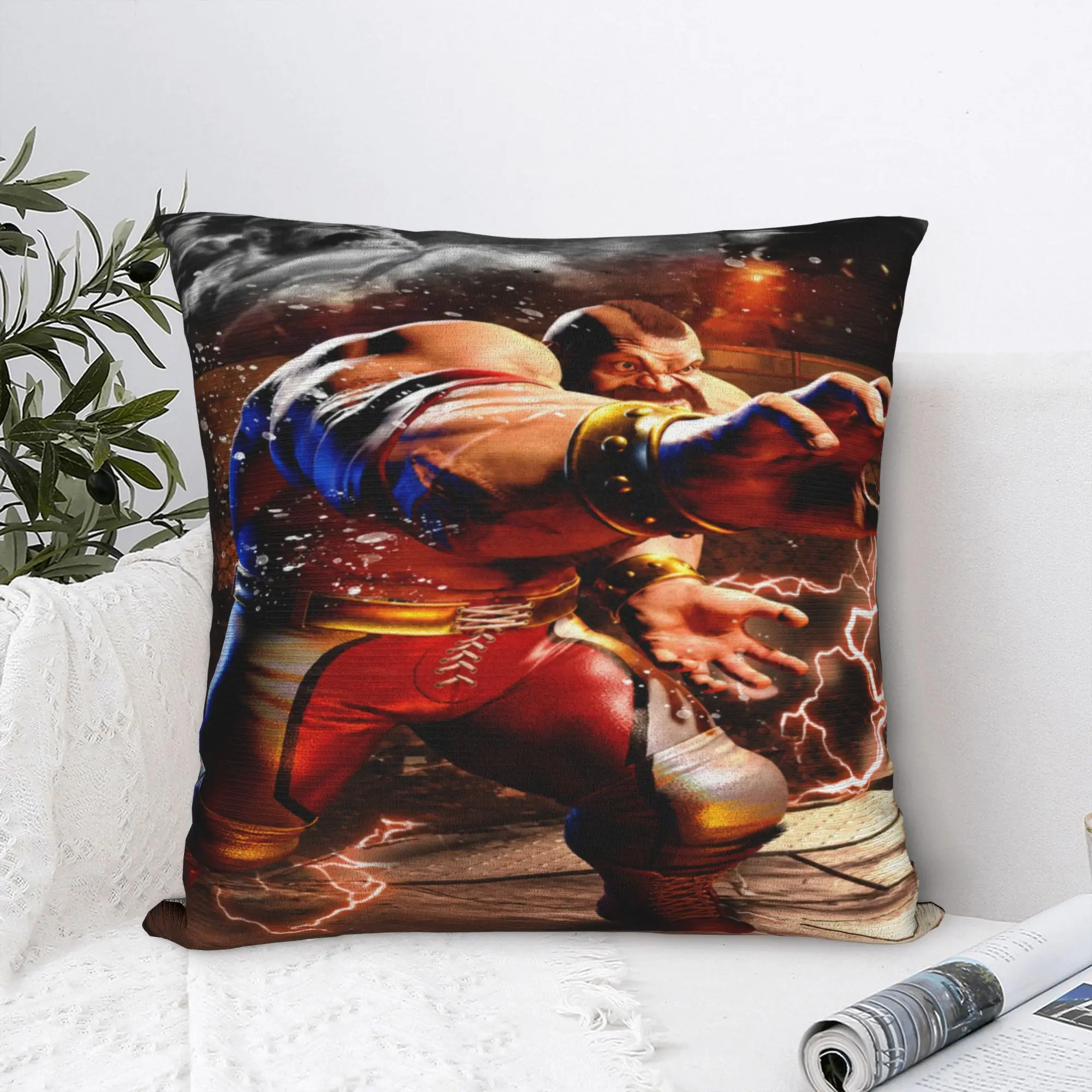 Streets Fighters Pillowcase Merch Printing Cushion Cover  Throw Pillow Cover Home Decorations Square Multi Size
