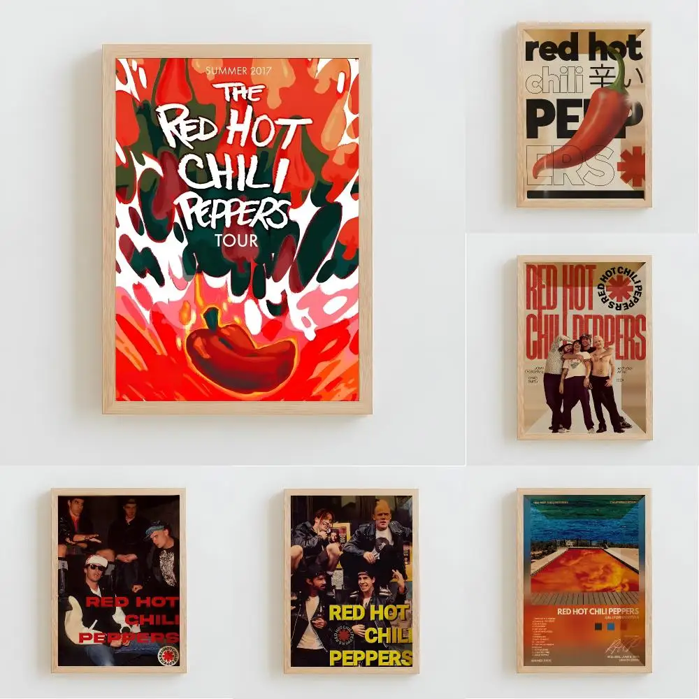 Band R-Red Hot Chili Peppers Poster High-Quality And Affordable Wall Stickers For Dormitory And Living Room Decoration