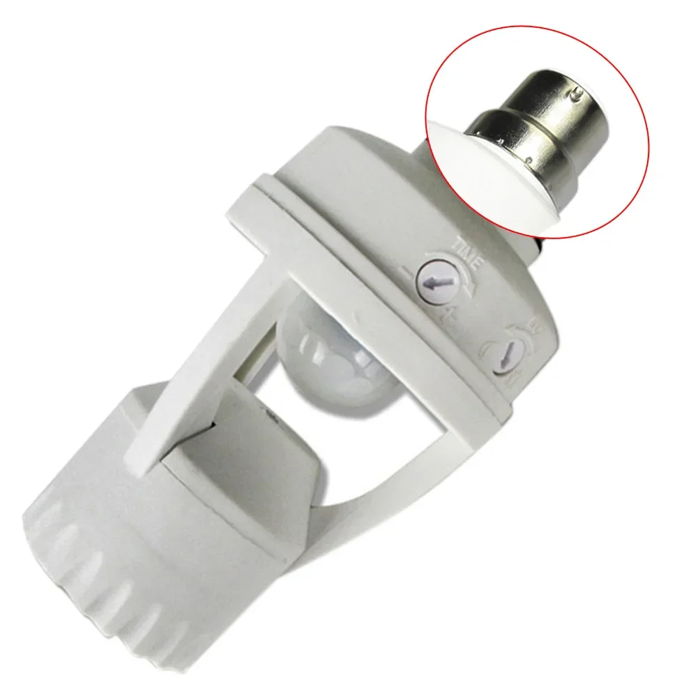 110~240V PIR Motion Sensor E27 B22 E14 LED lamp bulb holder With light Control Switch Infrared Induction Bulb Socket adapter