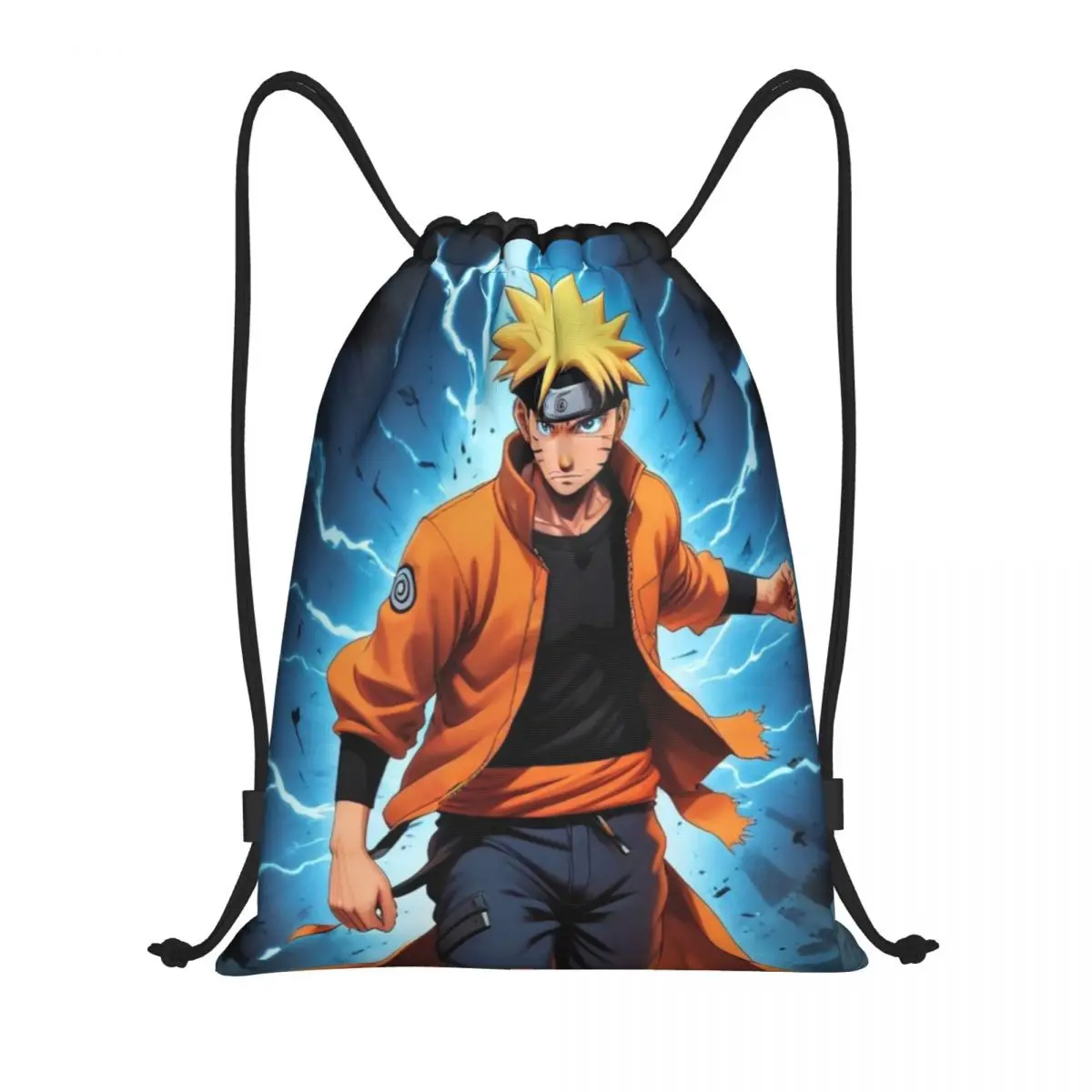 Mochila impermeable con nombre personalizado para exteriores, mochila con cordón para deportes de natación y playa, organizador de Naruto, bolsa de almacenamiento para gimnasio