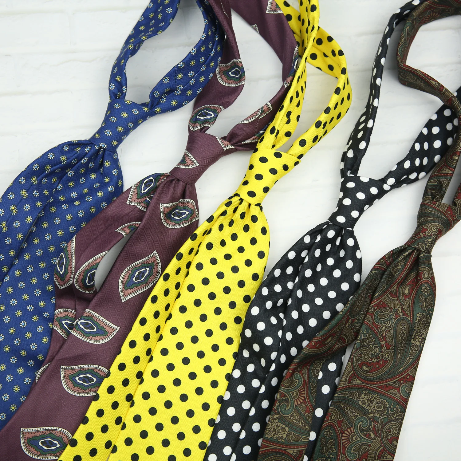 Fashion Mens Necktie Gentlemen Print Patterns Classic Neck Ties For Man Polyester Floral Formal Suit Business Wedding Cravat