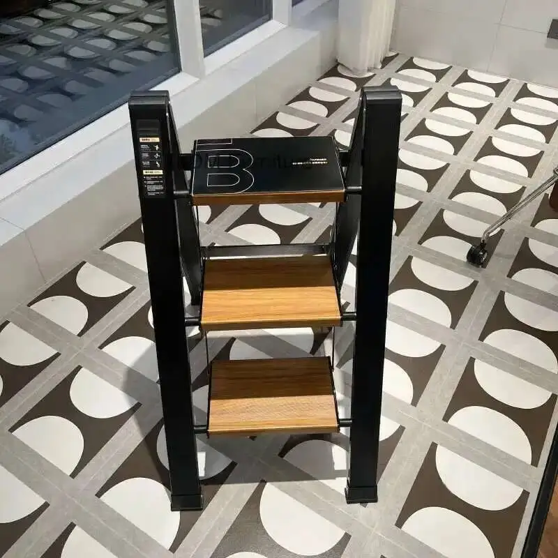 Ladder Kitchen Aluminum for Alloy Furniture Herringbone Thickened Home Folding Ladders Portable